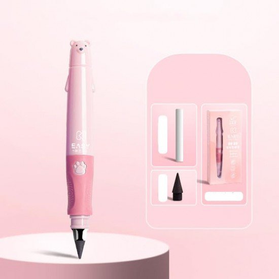 TECHNOCHITRA Infinite Pencil with Bear Face | Never-Ending Writing Pencil | No Ink, No Sharpener Required (4)