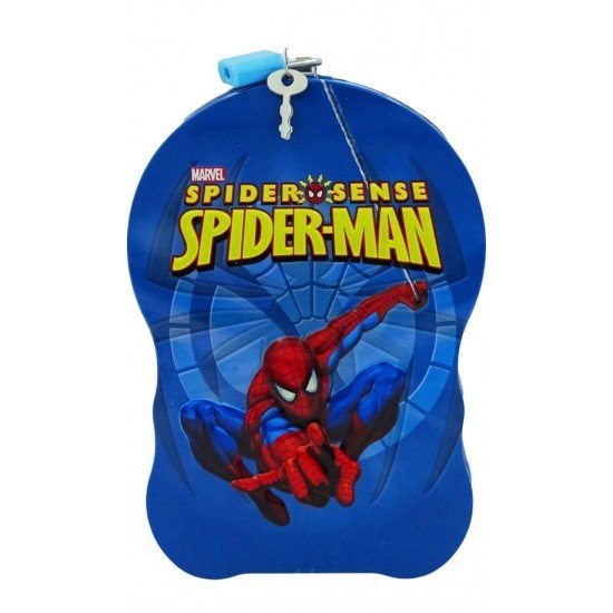 TECHNOCHITRA Cute and Practical 3D Printed Metal Super Hero Piggy Bank with Lock and Key TECHNOCHITRA Cute and Practical 3D Printed Metal Super Hero Piggy Bank with Lock and Key