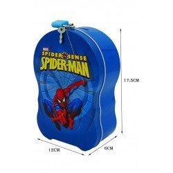 TECHNOCHITRA Cute and Practical 3D Printed Metal Super Hero Piggy Bank with Lock and Key TECHNOCHITRA Cute and Practical 3D Printed Metal Super Hero Piggy Bank with Lock and Key