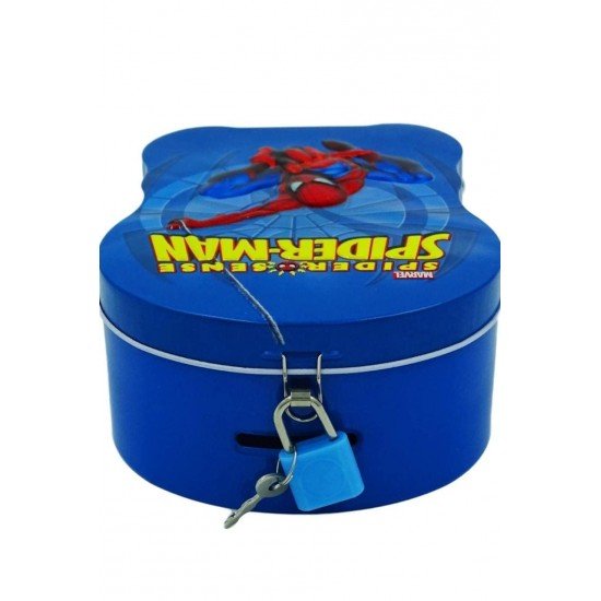 TECHNOCHITRA Cute and Practical 3D Printed Metal Super Hero Piggy Bank with Lock and Key TECHNOCHITRA Cute and Practical 3D Printed Metal Super Hero Piggy Bank with Lock and Key