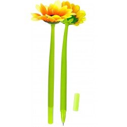 TECHNOCHITRA Flower Shape Gel Pen Set of 2