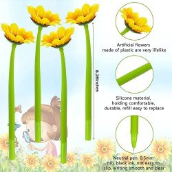 TECHNOCHITRA Flower Shape Gel Pen Set of 2