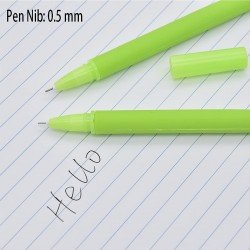 TECHNOCHITRA Flower Shape Gel Pen Set of 2 TECHNOCHITRA Flower Shape Gel Pen Set of 2